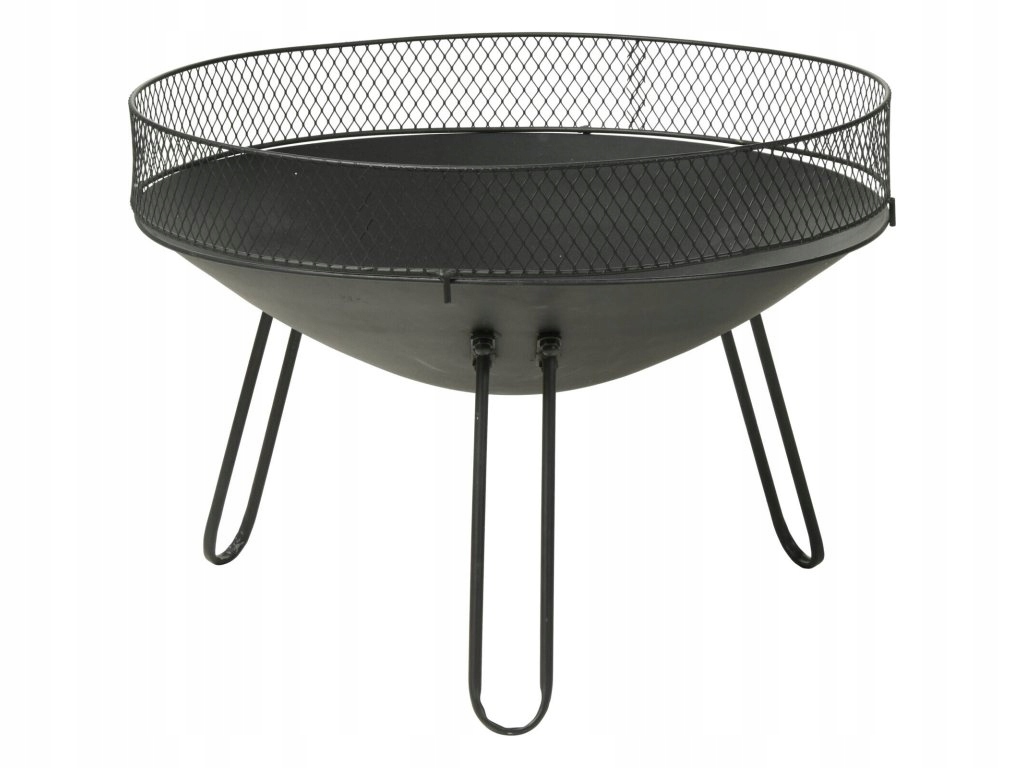 Zahradní krb s hlubokou mísou, Ø 60 x 44 cm