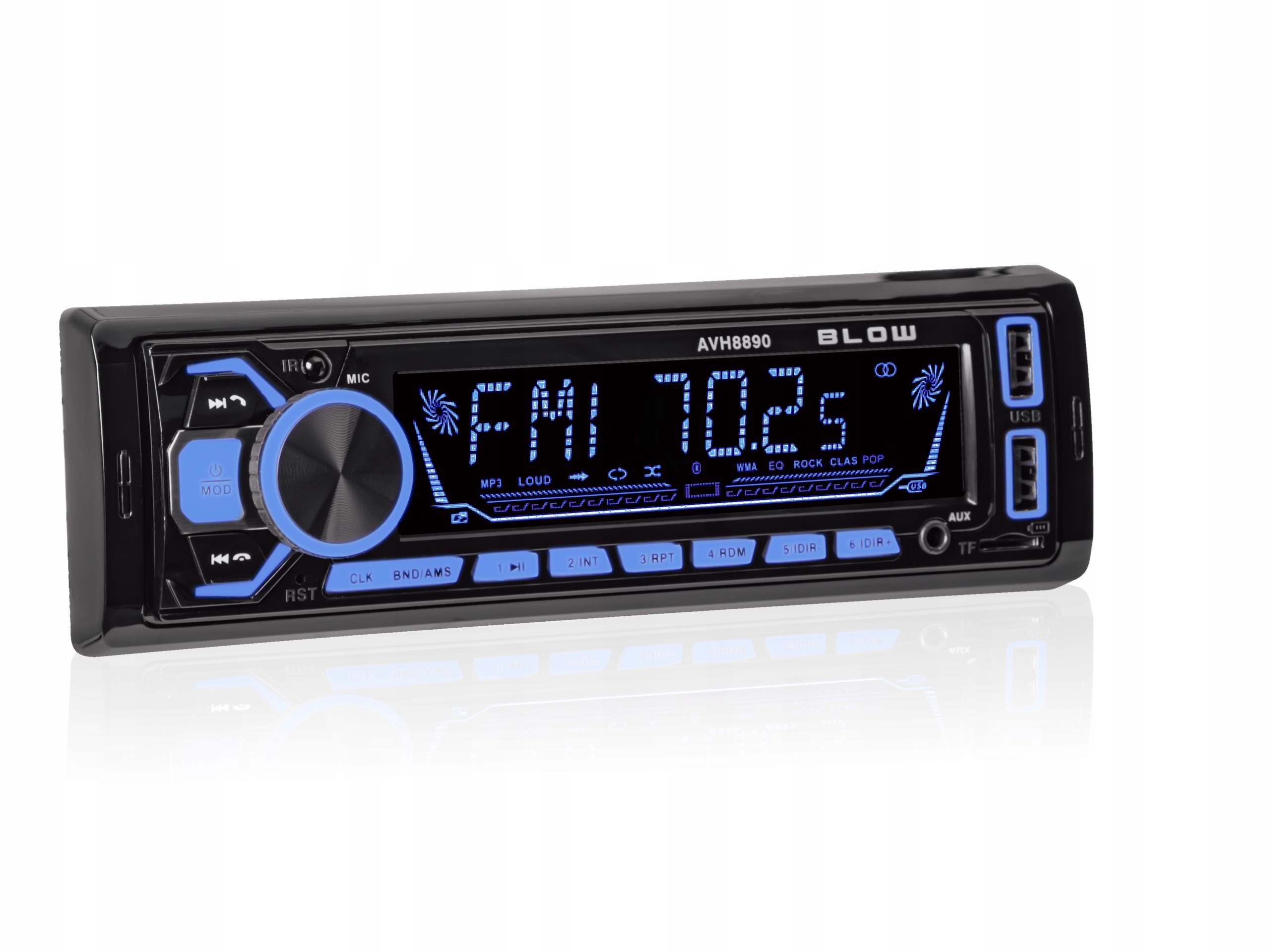 Radio samochodowe BLOW BLUETOOTH USB SD APP KOLORY Kod producenta 78-281#