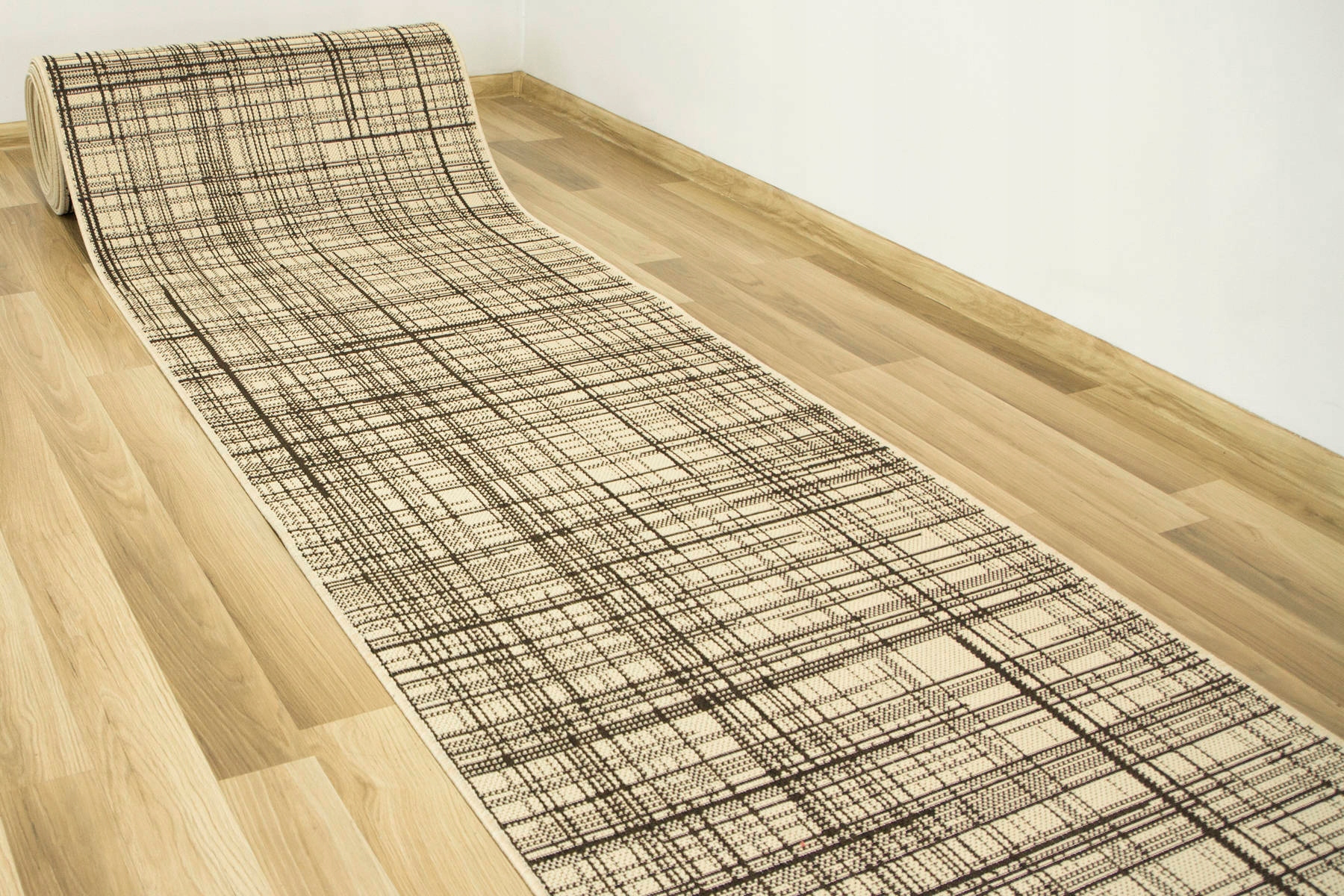 szer. 67 cm ANTYPOŚLIZGOWY CHODNIK SIZAL BEŻ BRĄZ Typ na metry