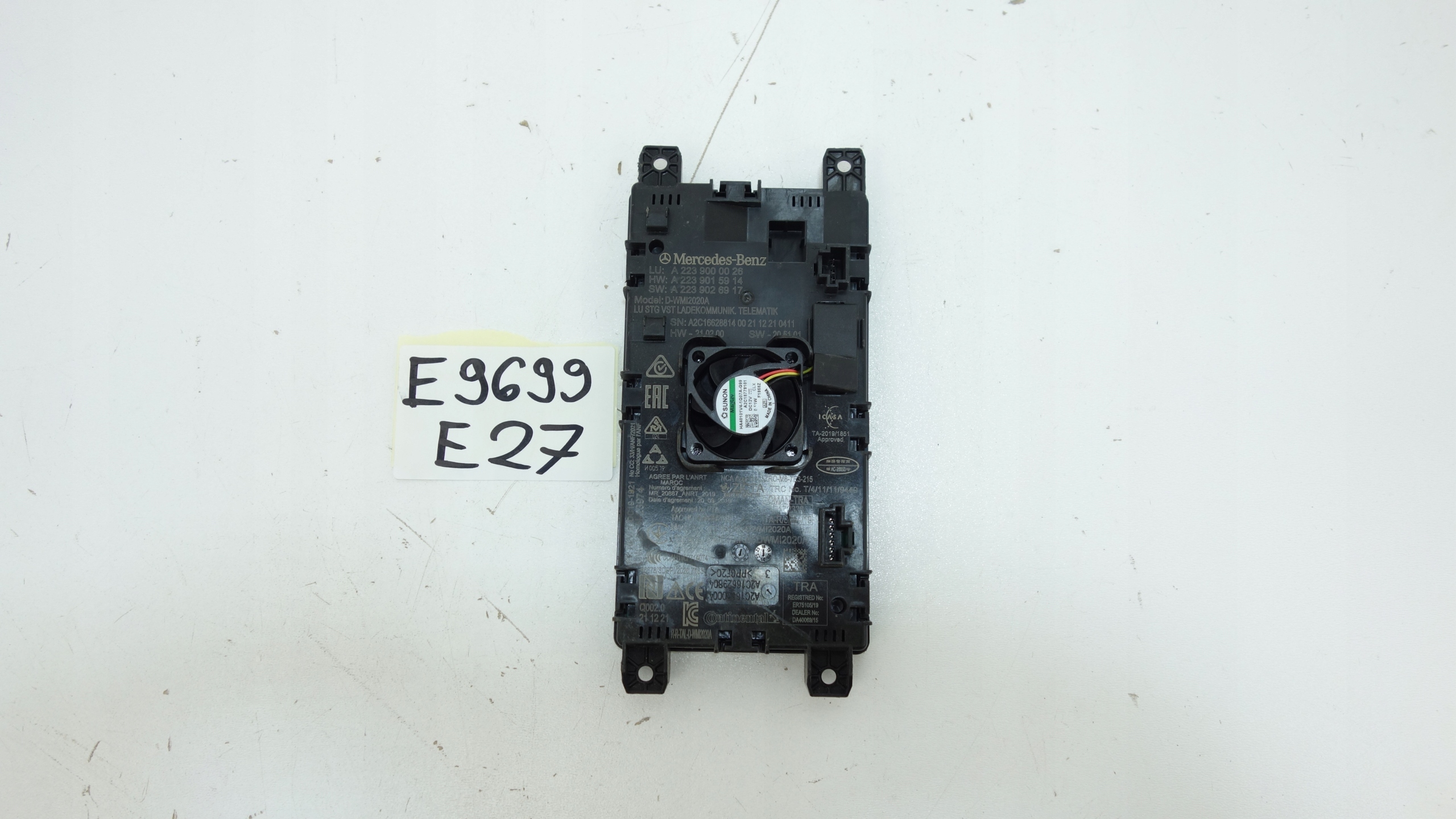 modulo LADOWARKA INDUKCYJNA MERCEDES W223 A2239000026
