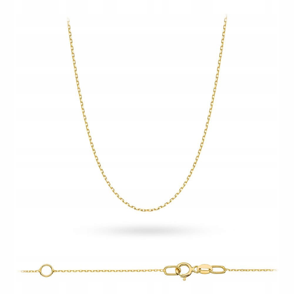 Zlatý Řetízek Dámský pr. 585 Klasický Ankr 45cm 14k