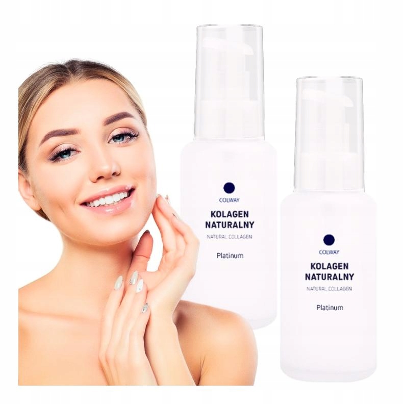 2x Kolagen Platinum Colway Rybí proti stárnutí proti vráskám 100 ml
