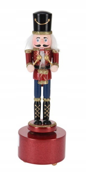 Vánoční louskáček Hrací Skříňka x 8 cm 1 ks.