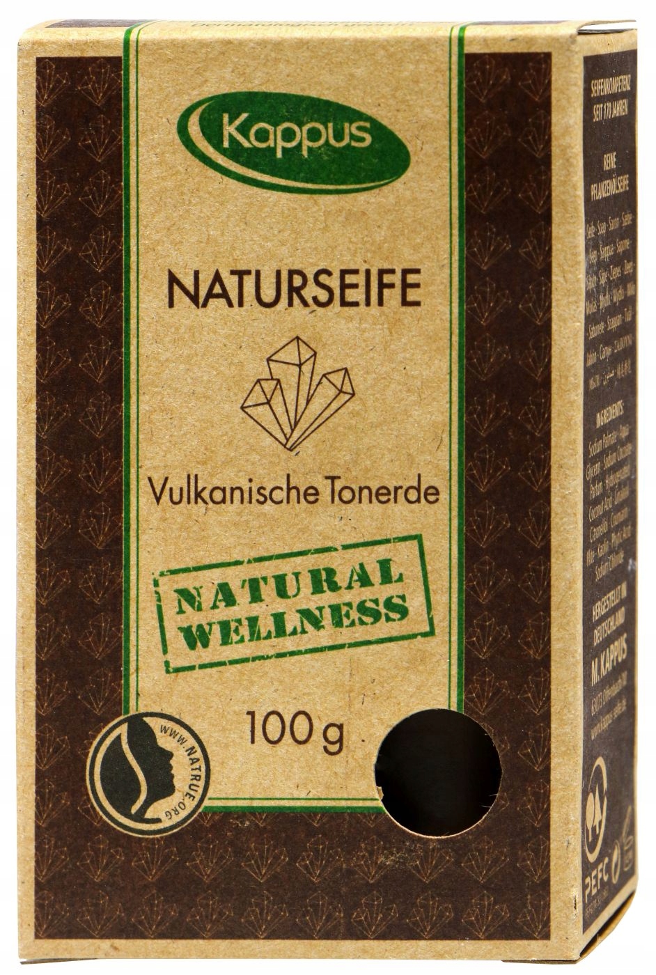 

Kappus Naturalne mydło Wulkaniczne czarne 100g