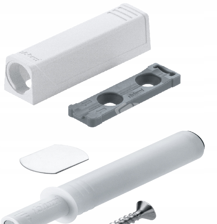 

Zestaw Blum Tip-On 956.1004, adapter krótki biały