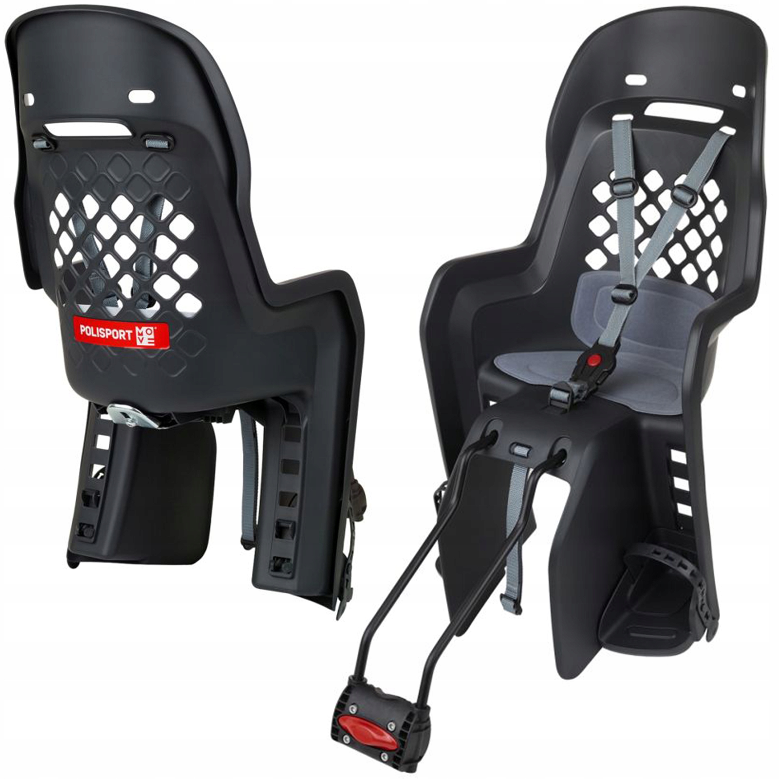 Fotelik rowerowy na ramę Kross Joy Ff na rower 26" 29" czarny do 22kg