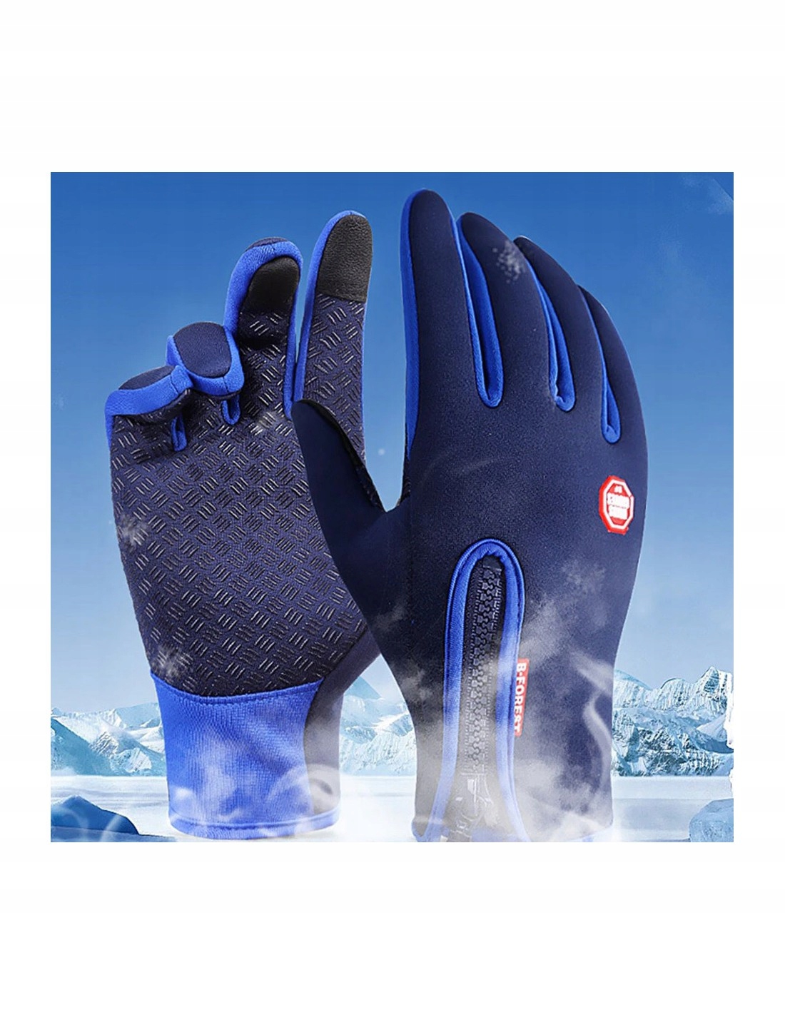 Rękawiczki dotykowe do smartphona wodoodporne L Rozmiar L