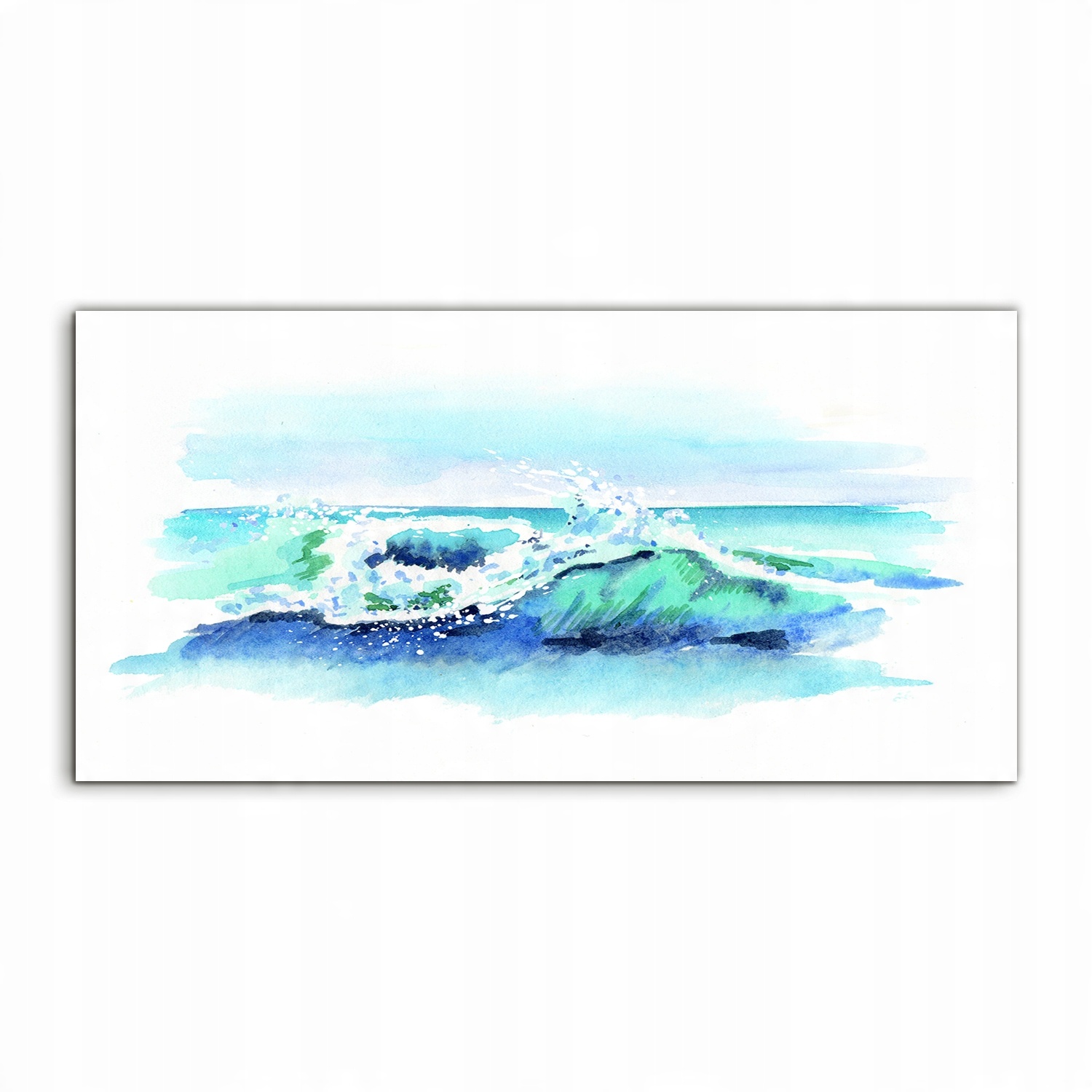 

Fotoobraz akryl 120x60 wiszący Akwarele Ocean Fale