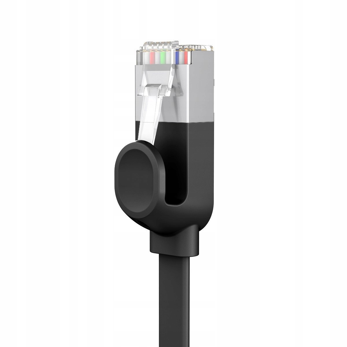 BASEUS KABEL SIECIOWY PRZEWÓD INTERNETOWY LAN ETHERNET RJ45 GIGABIT CAT6 1M Kolor czarny