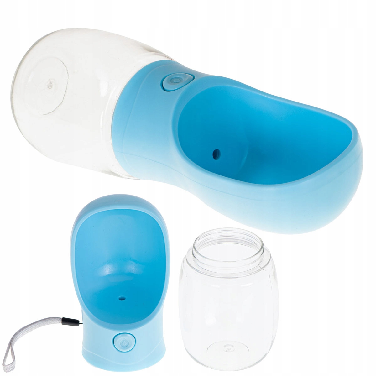 

Lekka Butelka Podróżna+miska Poidło Dla Psa 350ML