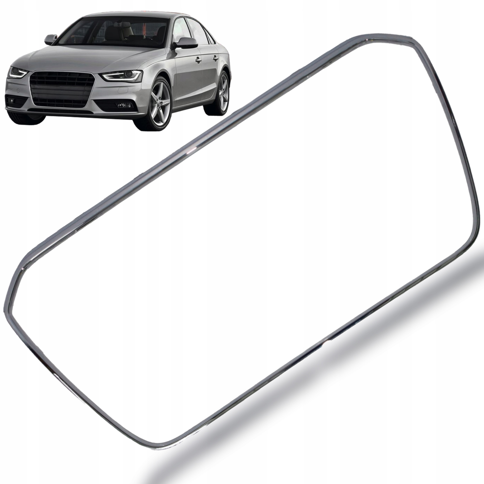 Rámeček grilu chrom Audi A4 B8 lift 11-15r