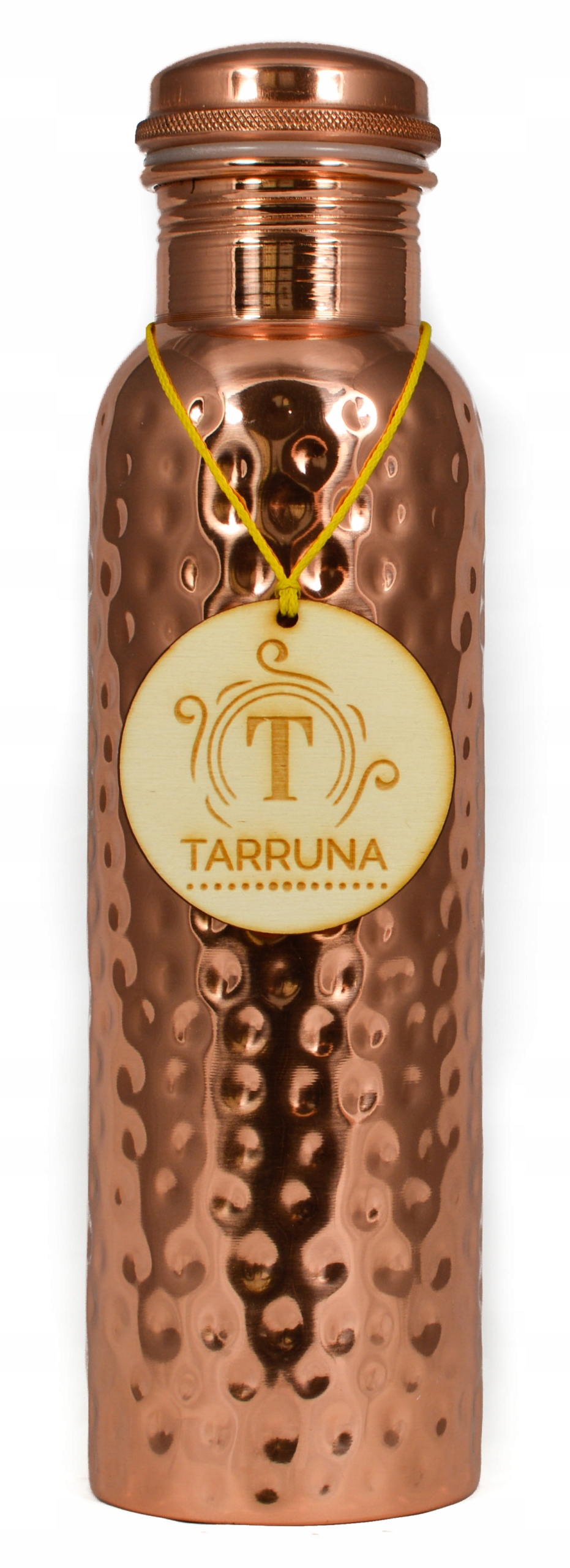 900 ML Diamantová Měděná Láhev – Ozdobná Dekorativní Měď