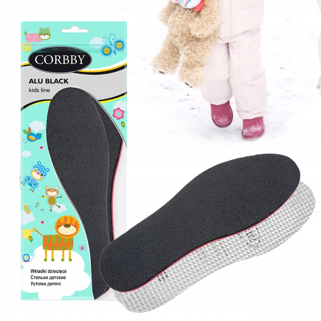 Zimowe wkładki do butów dziecięcych izolujące ALU