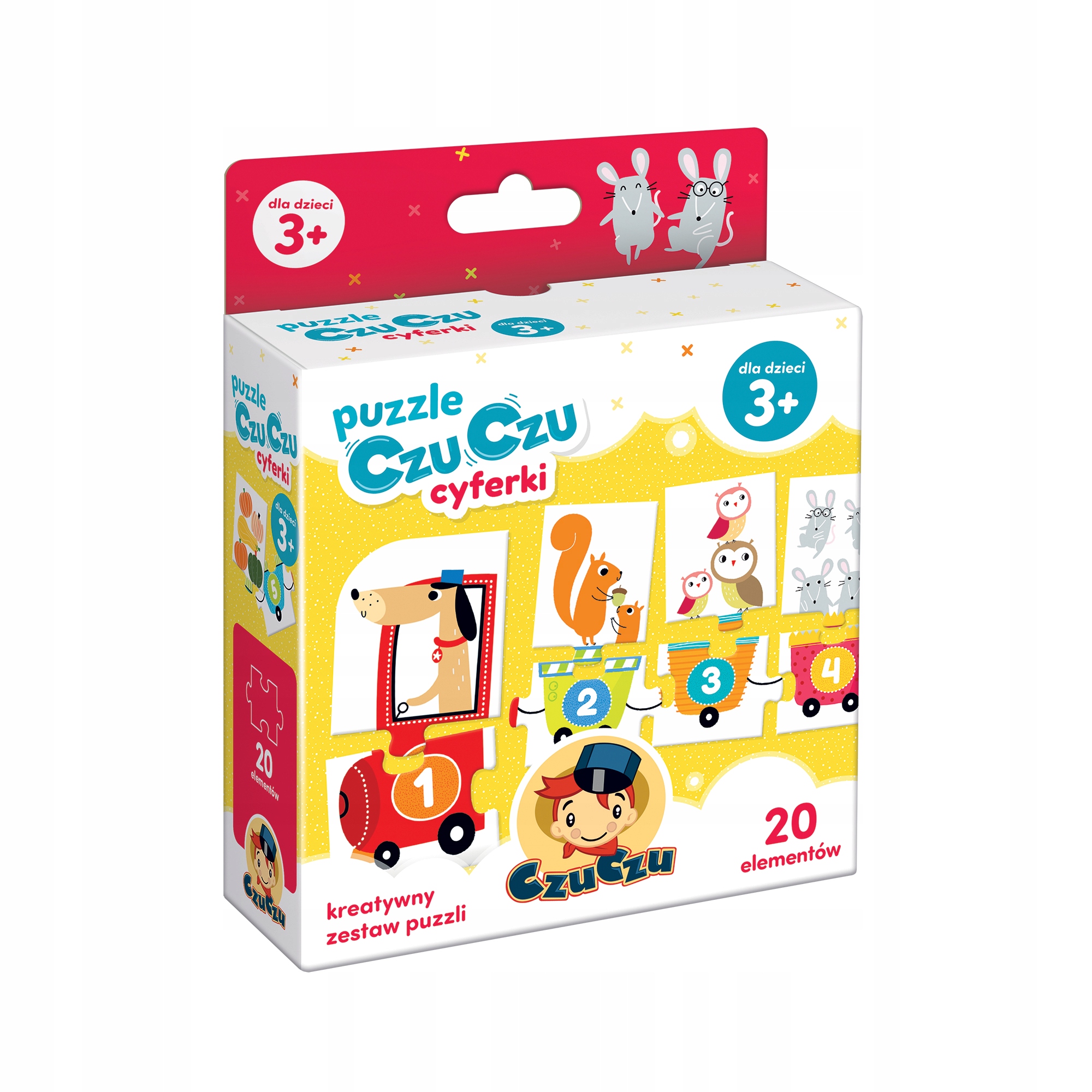 

CzuCzu Cyferki puzzle do liczenia 3+