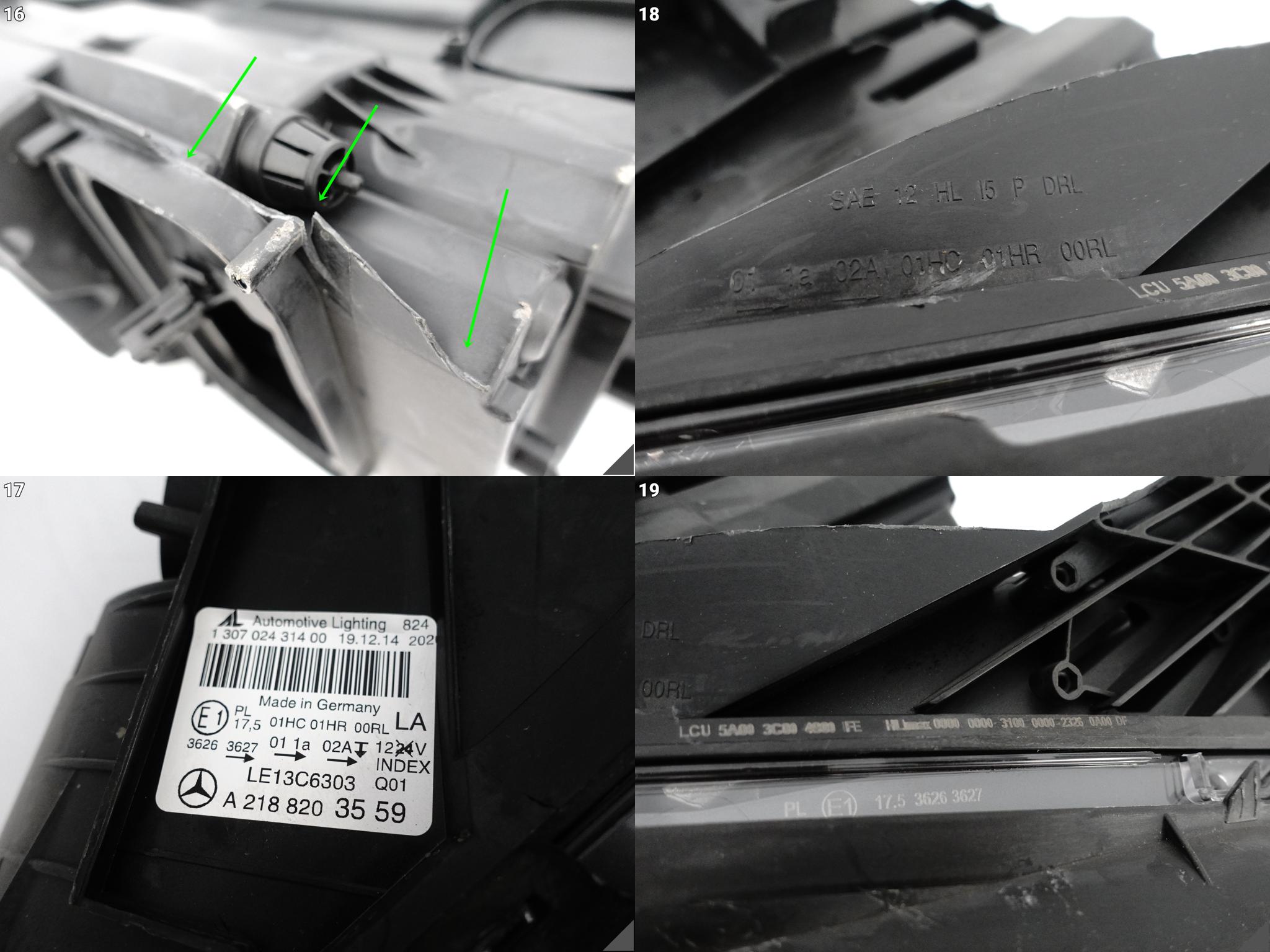 MERCEDES CLS C218 X218 W218 10-14 light FULL LED HIGH PERFORMANCE left UK
