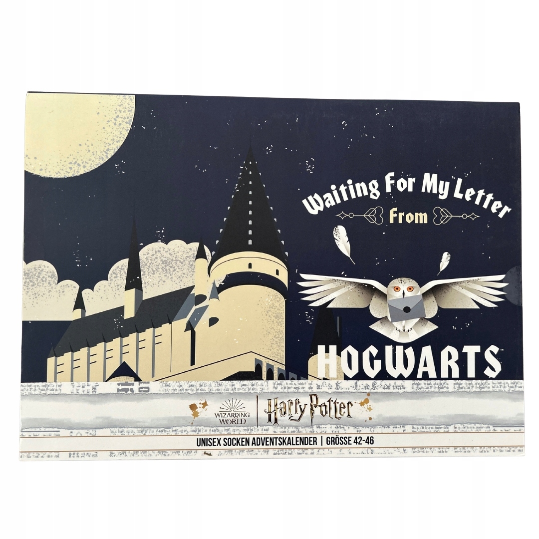 Adventní kalendář s ponožkami Harry Potter (12 párů) 42-46