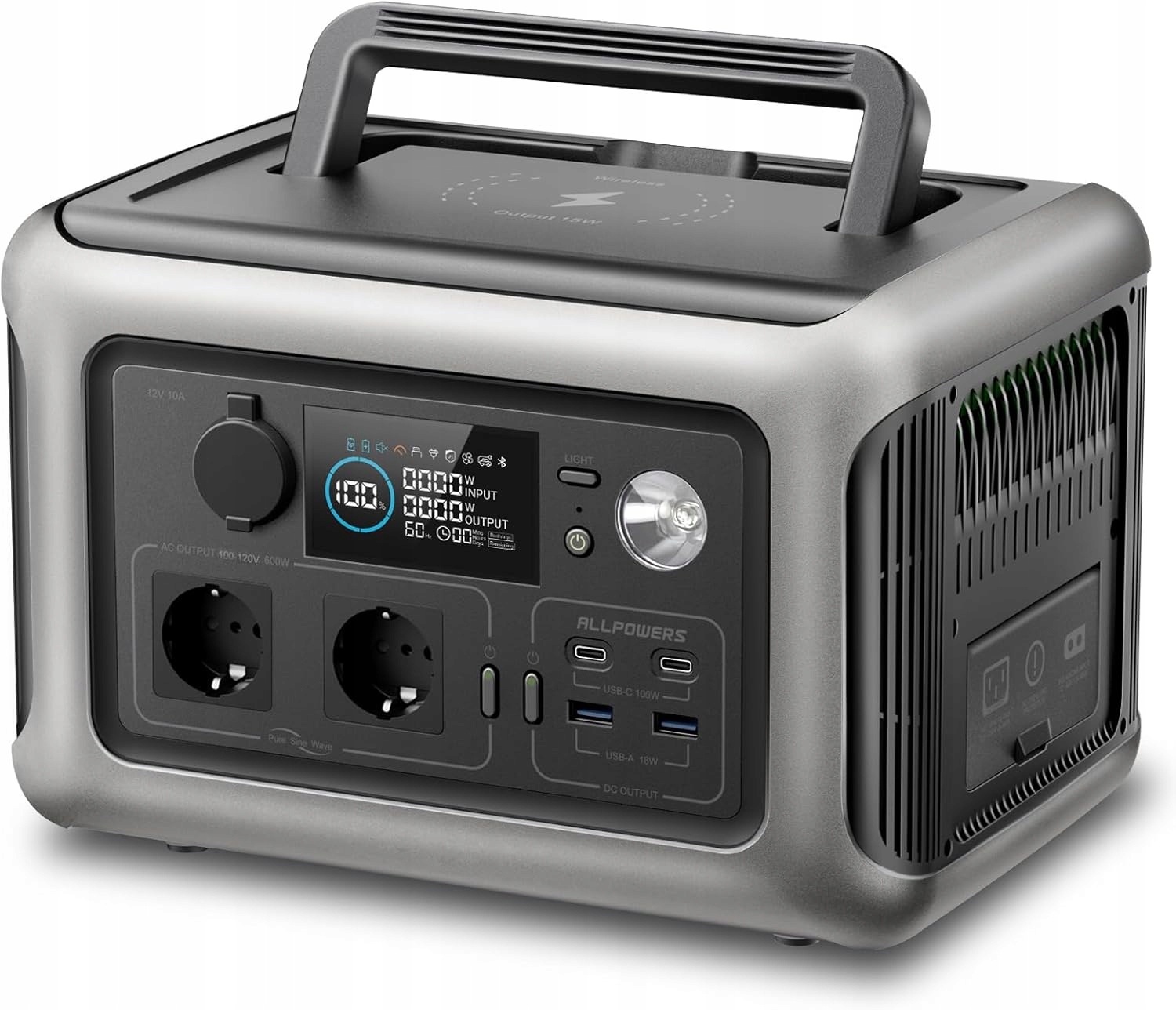 Nabíjecí stanice Allpowers R600 299Wh 600W, zásobník energie, powerbanka