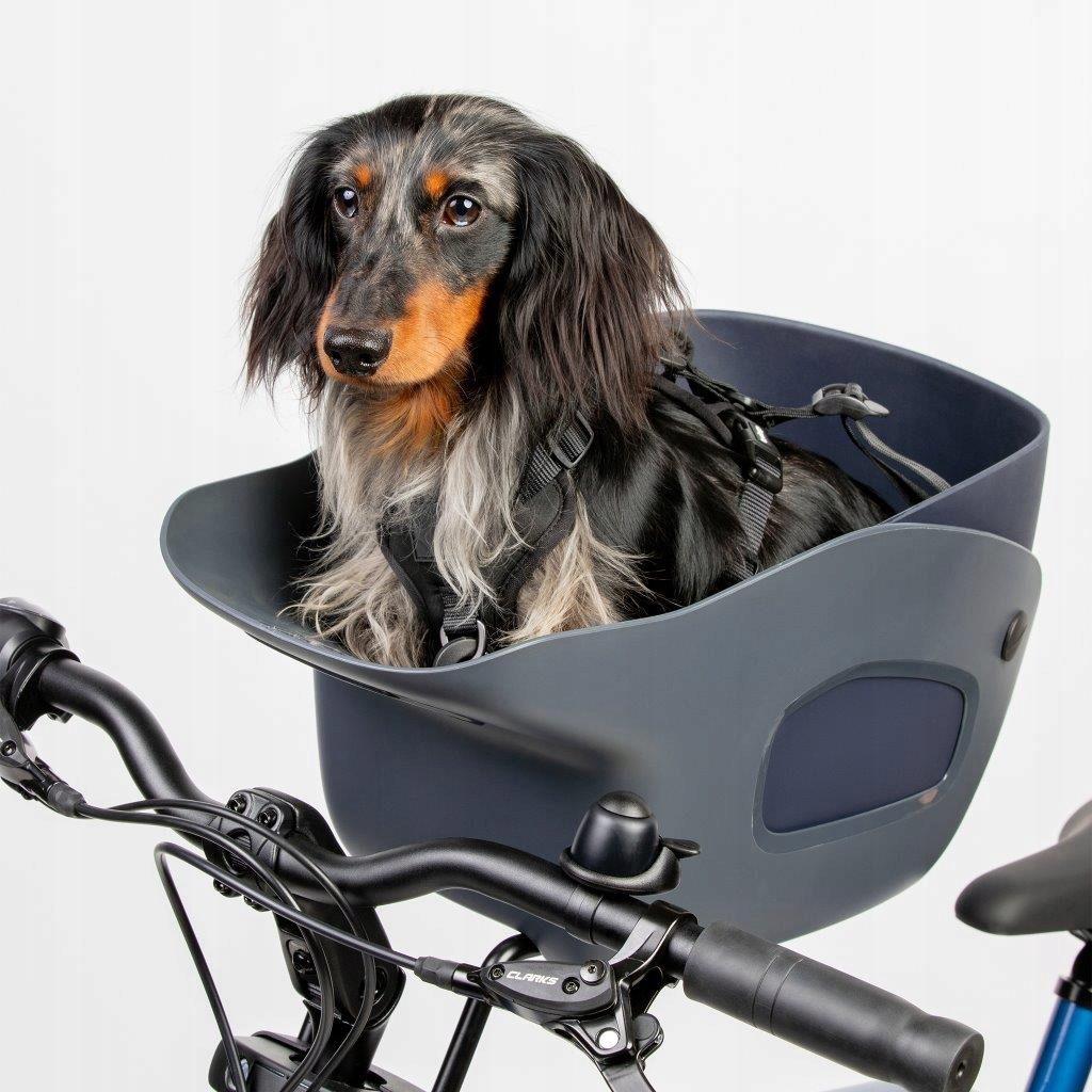 Koszyk rowerowy dla psa Kvisp gray M