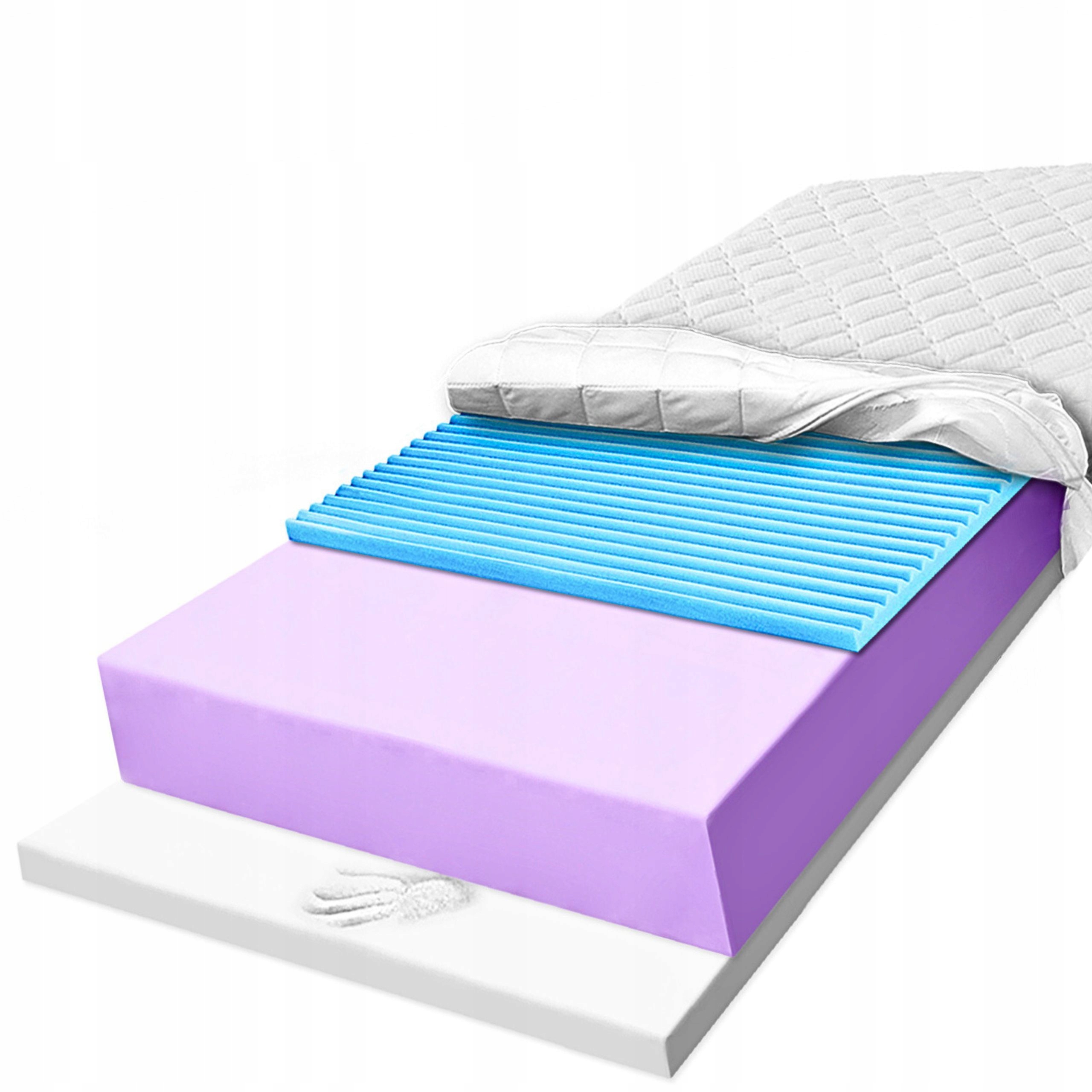 Matrac H2 H3 penový 130x170, kontúrový, anticelulitídny, z visco memory 17