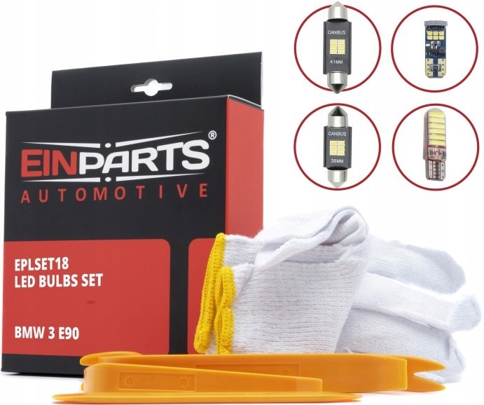 LED ZAROWKI WNETRZA LED x14 EINPARTS KPL BMW E90