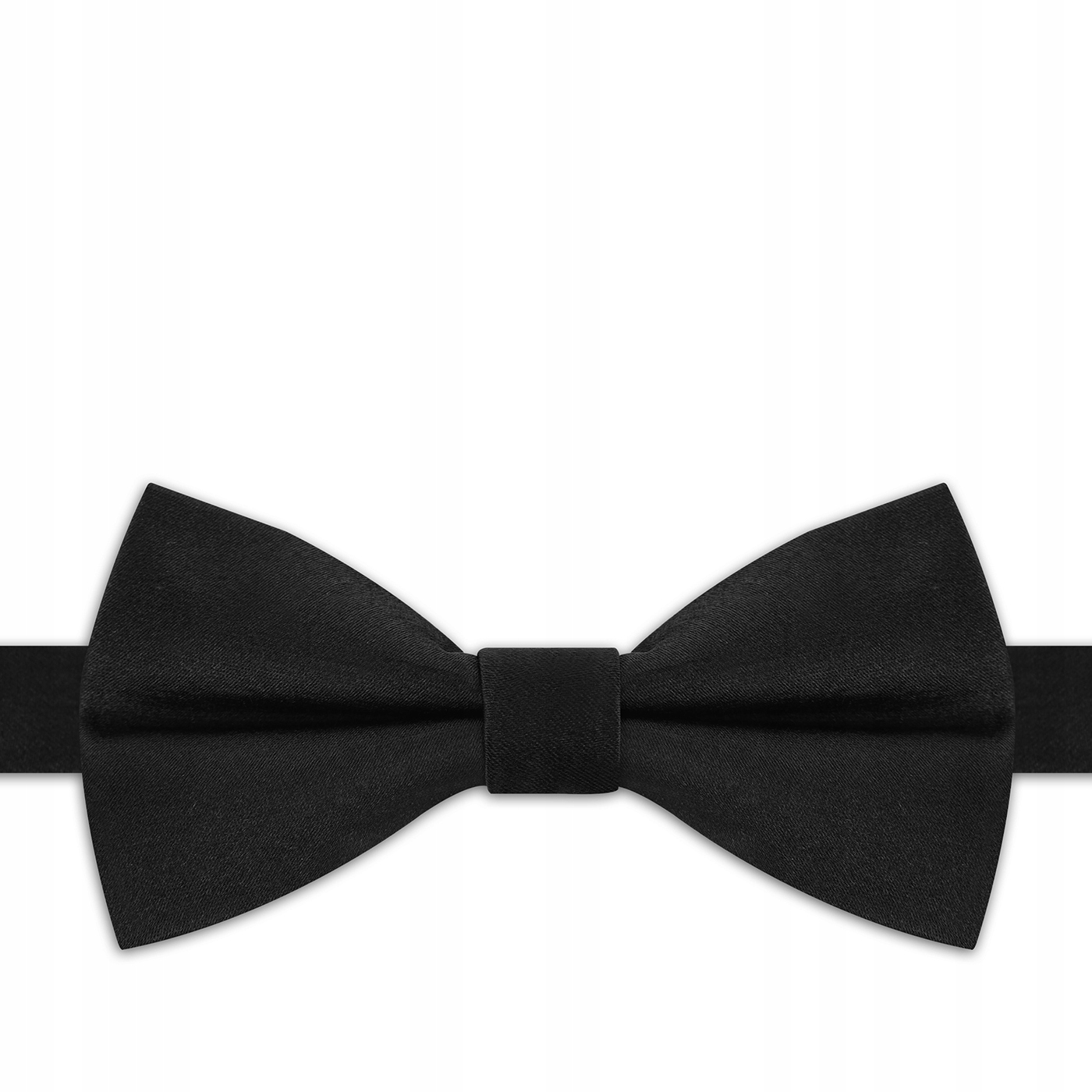 Elegantní černá pánský motýlek 100% hedvábí Pako Lorente Premium