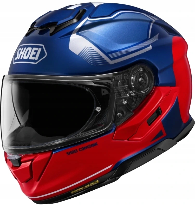Shoei Gt-air 3 Mike TC-2 Modrá Červená Motocyklová Prilba Integrálna