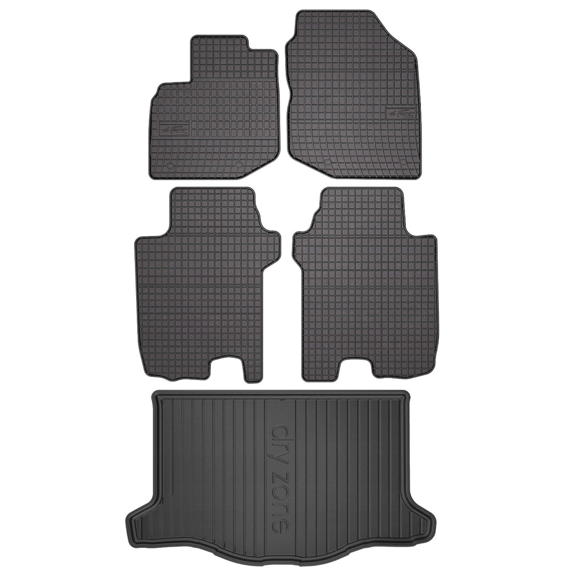 Gumové rohože rohožka do batožinového priestoru pre Honda Jazz III 13-