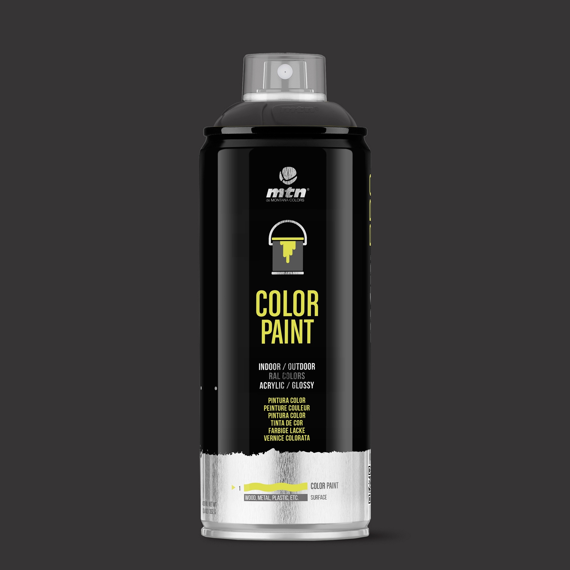 

Mtn Montana Pro Akryl 400 ml Antracyt Ral 7016