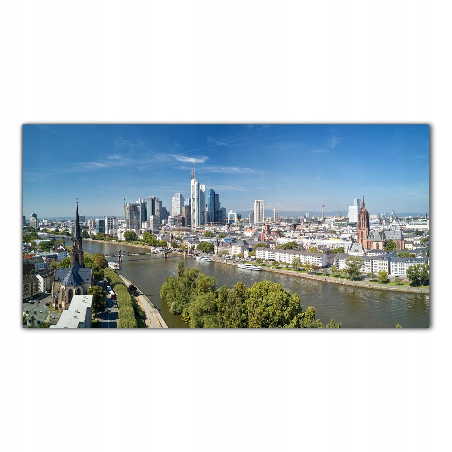 

Obraz Szklany Foto-obraz Wieżowce Miasto 100x50