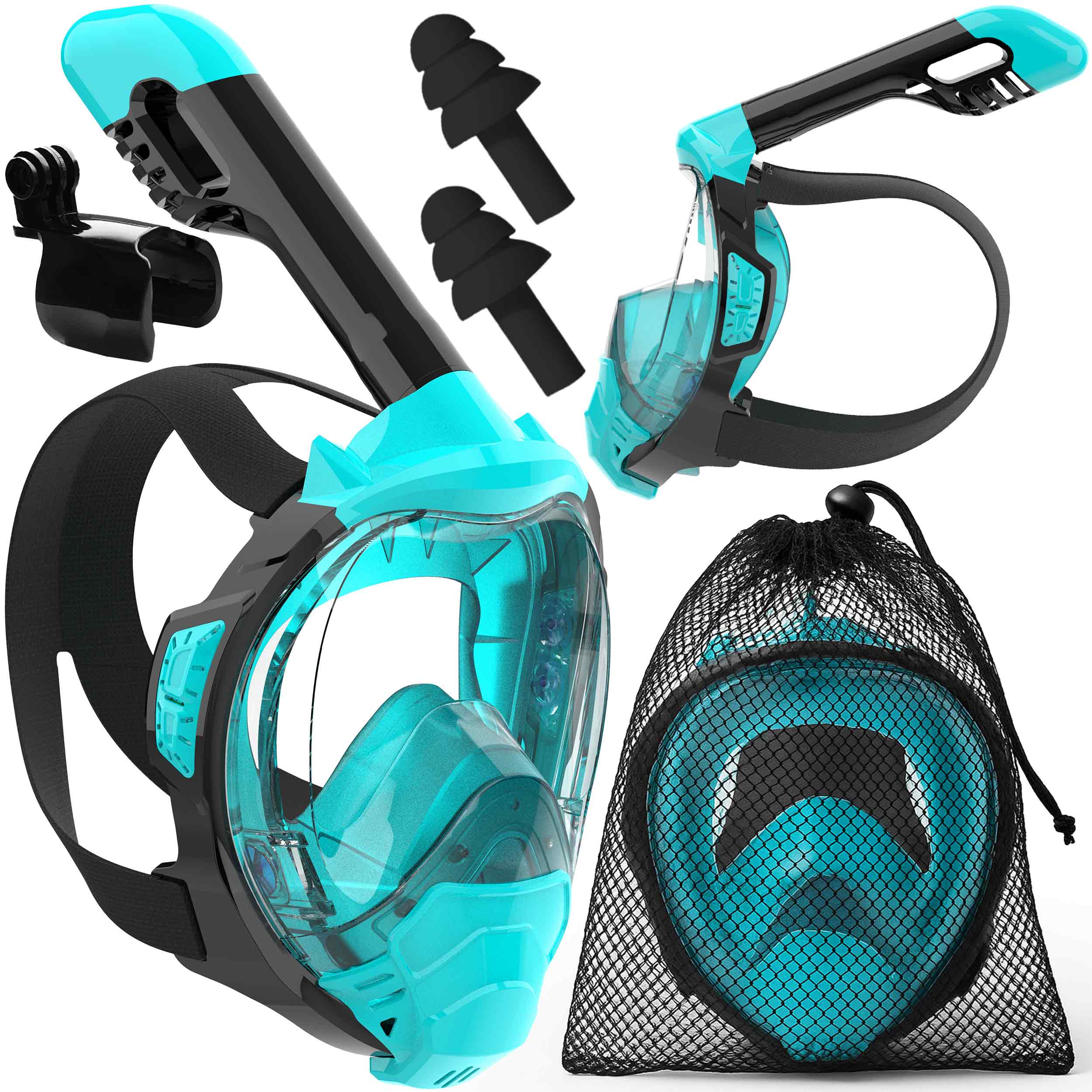 Potápěčské Brýle na potápění a šnorchlování GoPro Celoobličejová Nejvyšší Kvalita L/XL