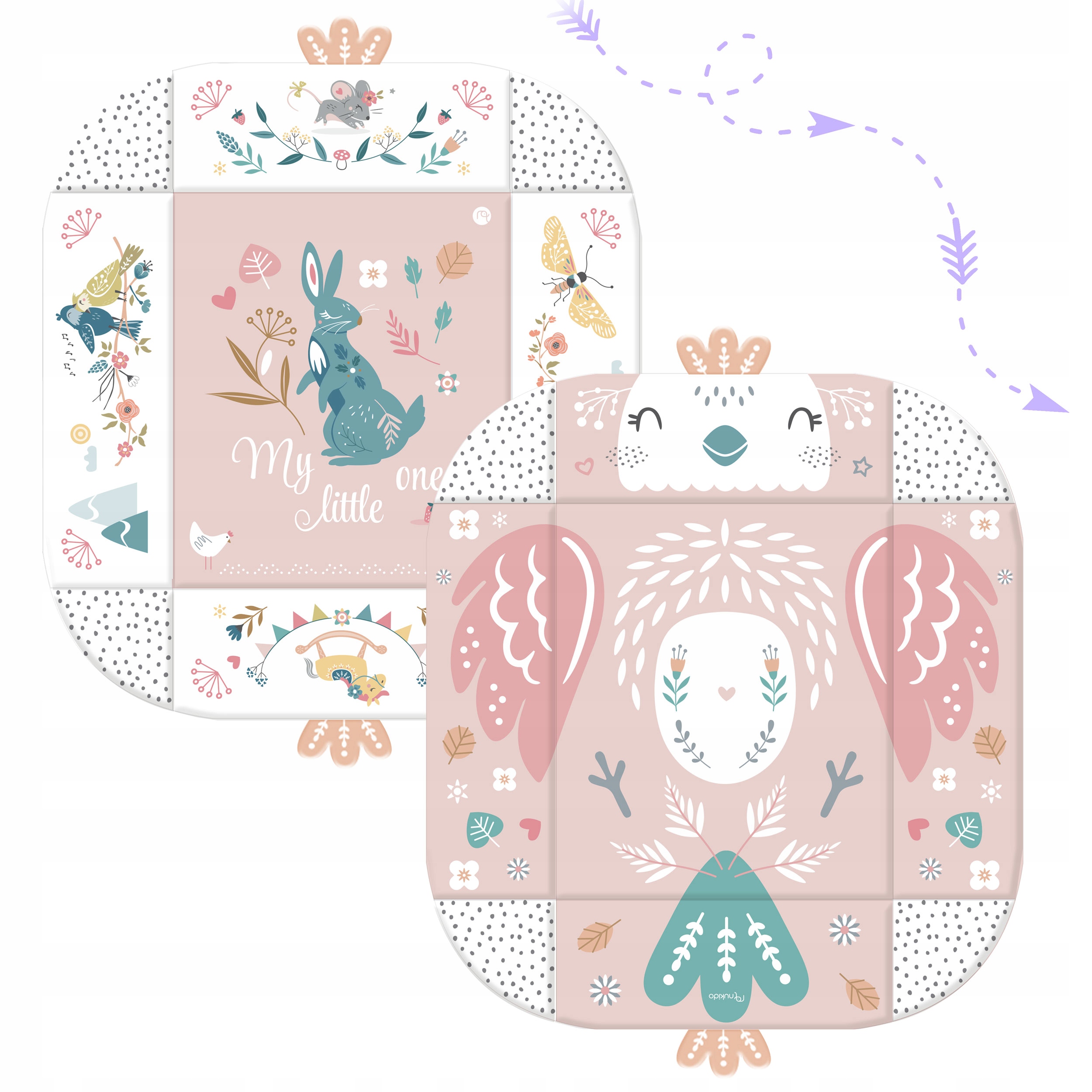 DUŻA MATA EDUKACYJNA INTERAKTYWNA 3W1 DLA DZIECI Bohater brak