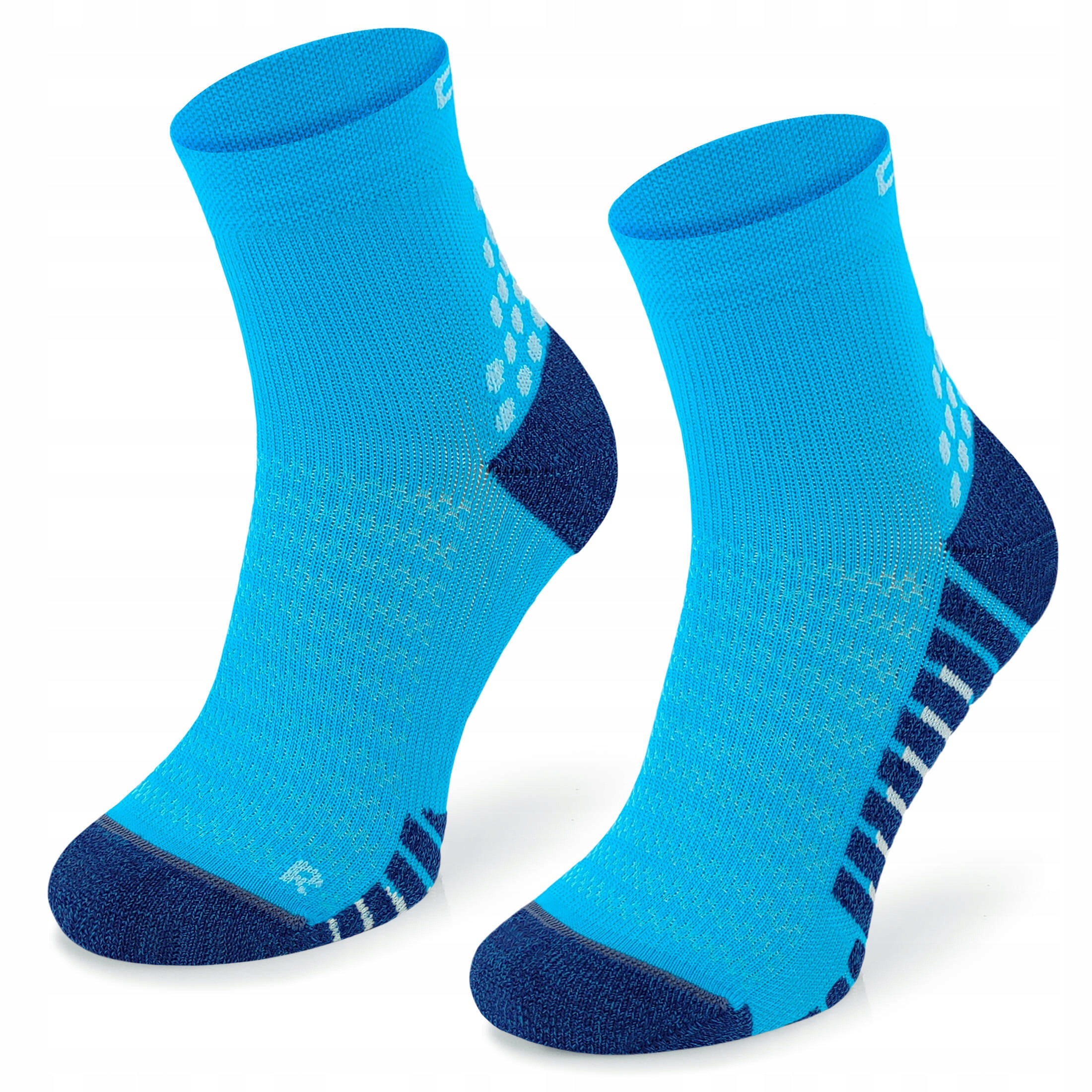 Skarpety Trail Running Light Cushion Quarter Comodo TURQUOISE-06 35-38