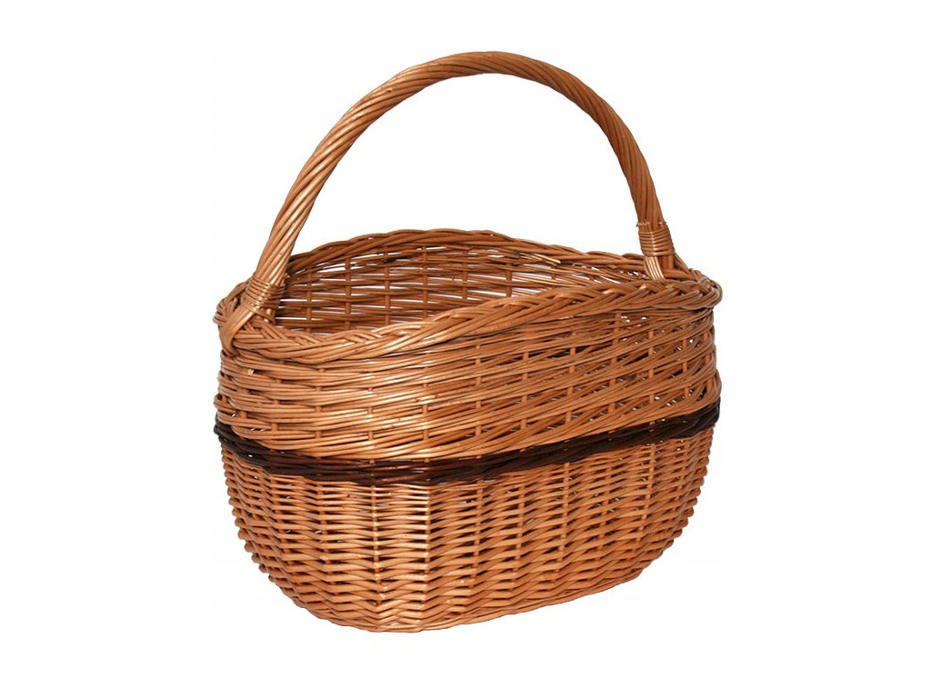 Wiklinowy koszyk na zakupy - Garbatka