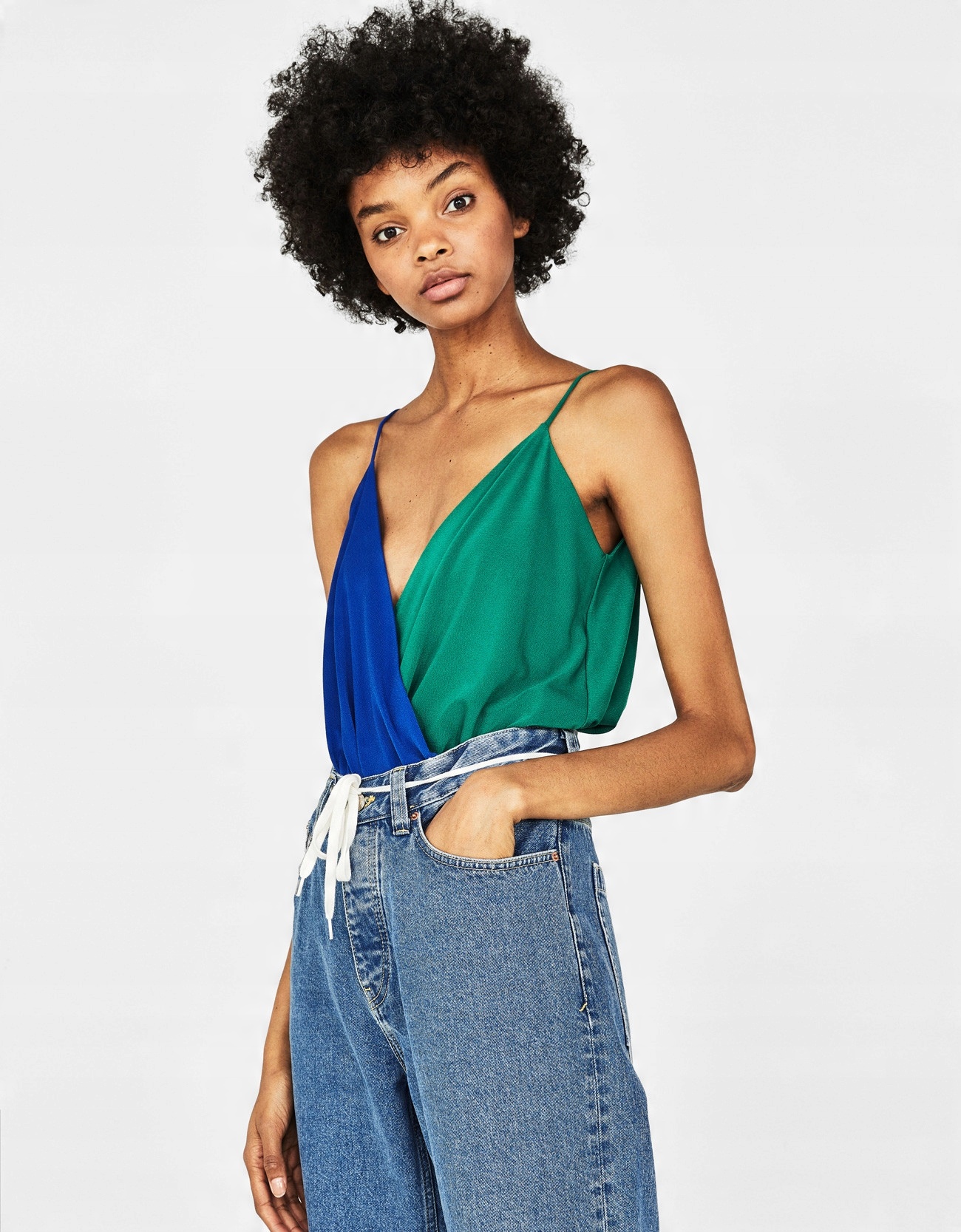 

Bershka_dwukolorowe Body Na Ramiączkach 2167187 Rm