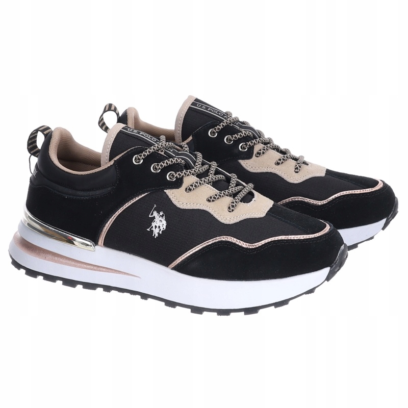 Tenisky U.s. Polo SOFIA002-BLK-BEI01 černé VEL.41