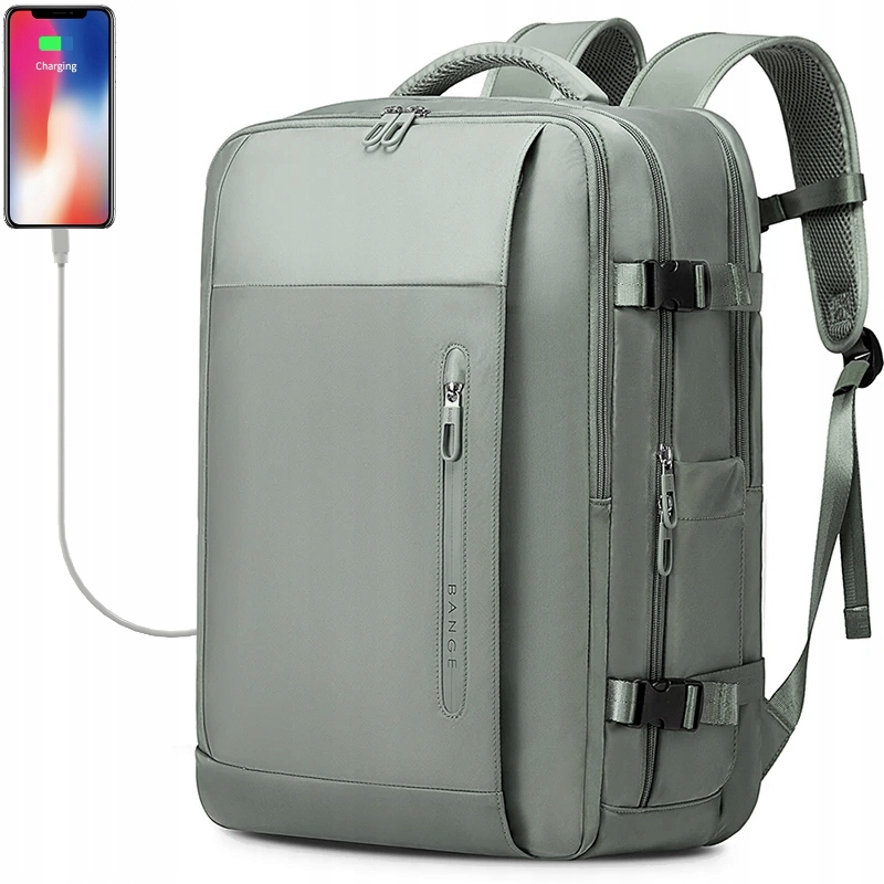 Plecak Bange na laptopa 17,3 1801 bagaż podręczny z Usb szałwia