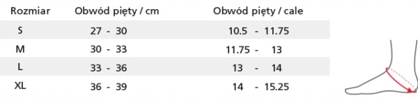Ściągacz na kostkę Zamst - rozmiar L Model FILMISTA