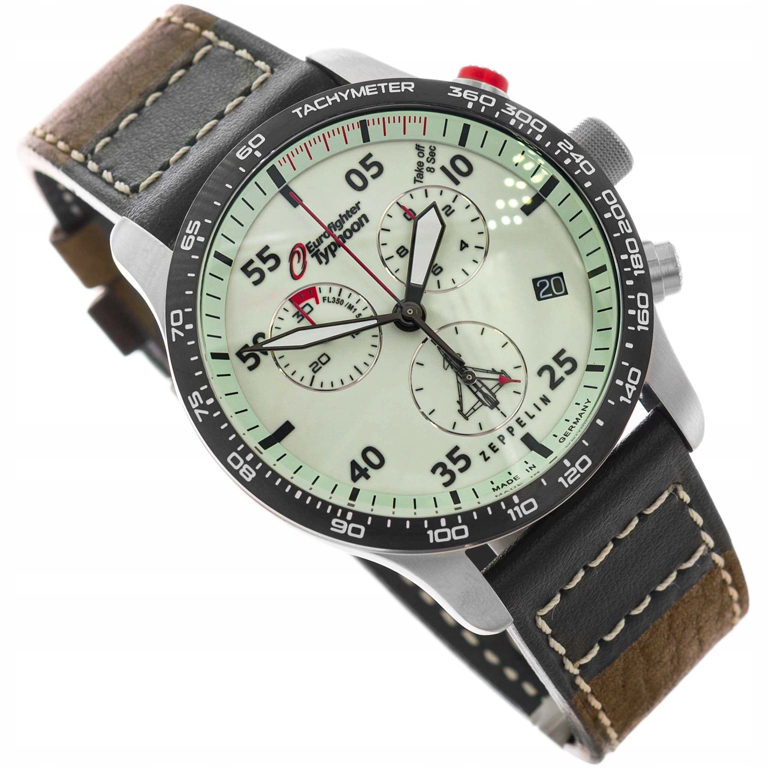 Pánské Hodinky Zeppelin 7298-5 Eurofighter Typhoon Datumovka