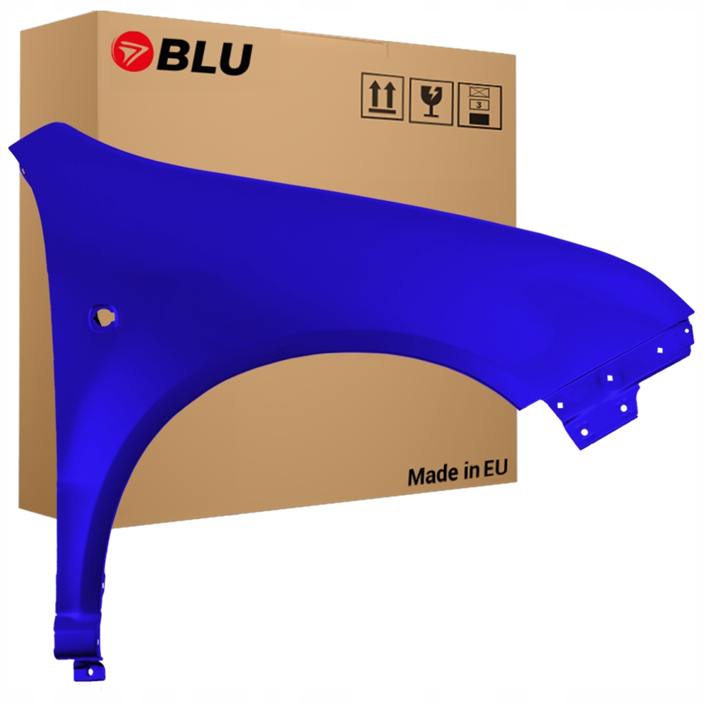 Blu Blatník Škoda Fabia I 1 6Y 4590 pravý modrý 99-07 přední DynamicBlau