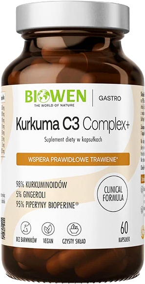 Kurkuma C3 Complex+ Biowen 60 kapsułek