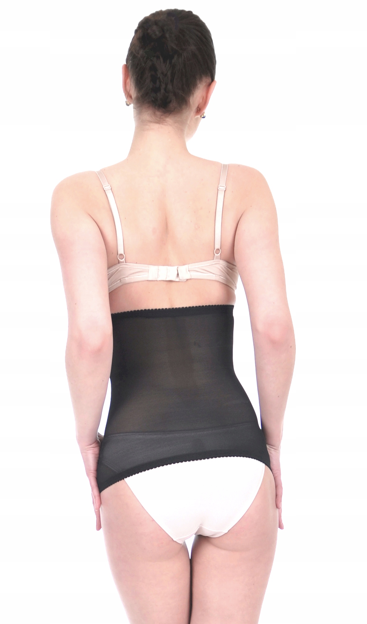 Orirose Wysoki PAS gorset mocno WYSZCZUPLAJĄCY modelujący BRZUCH poporodowy Rozmiar XL