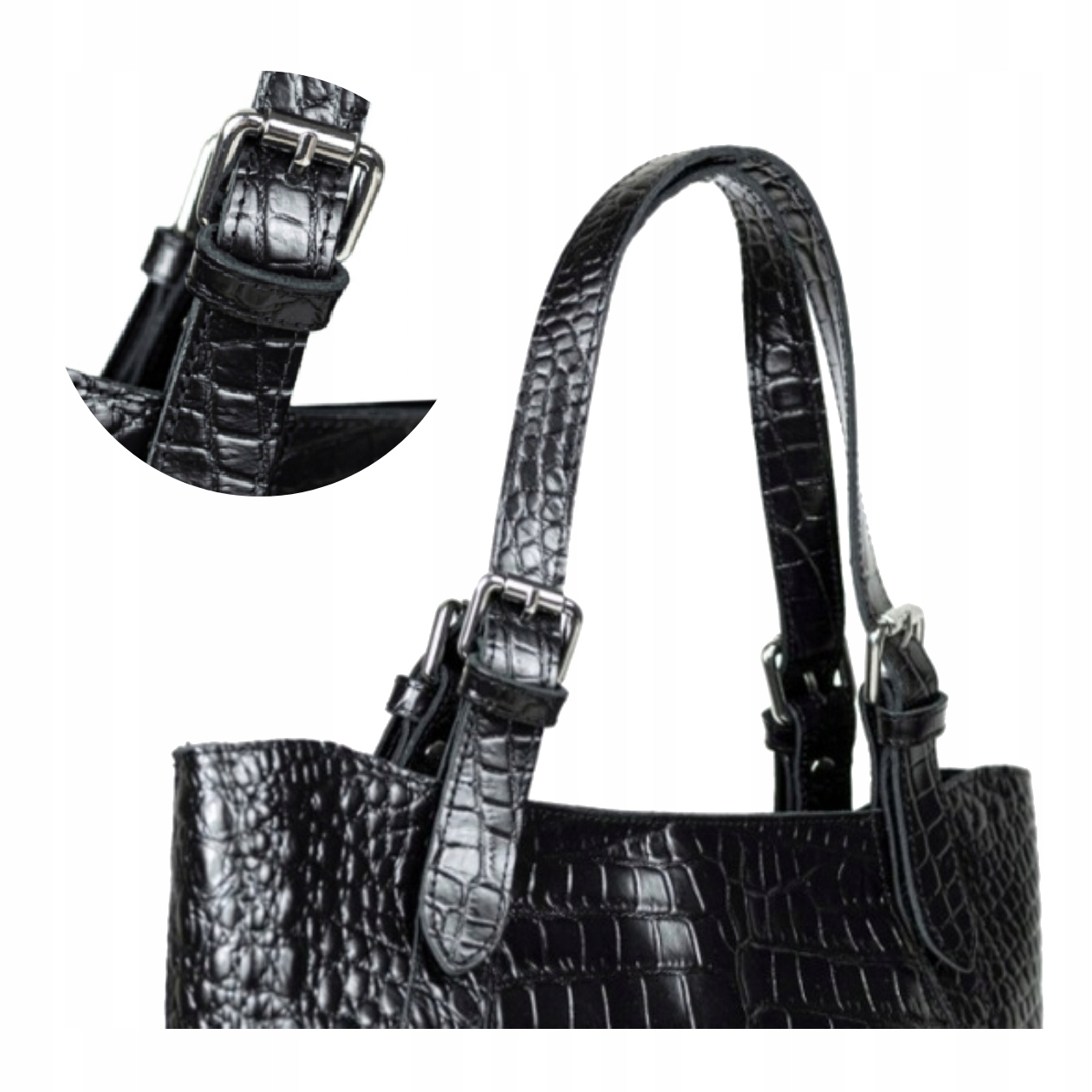 PASEK DO TOREBKI ZAPASOWY RĄCZKA ZE SKÓRY NATURALNEJ