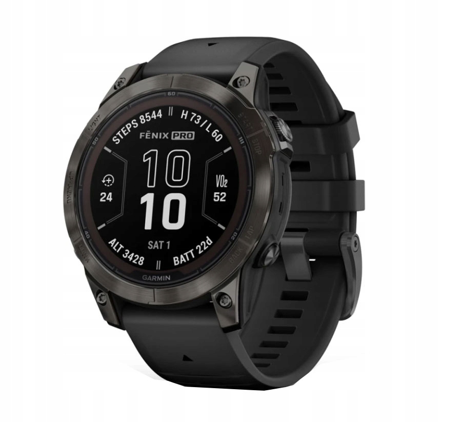 Smartwatch GARMIN Fenix 7 Pro Sapphire Solar Carbon Gray DLC Titanium 47mm