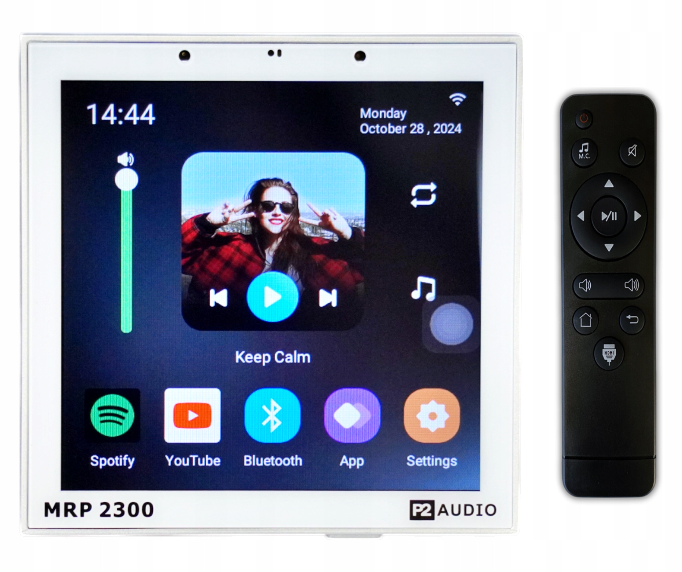 P2 Audio Radio Podtynkowe Internetowe Do Łazienki Kuchni Wifi Bt Białe