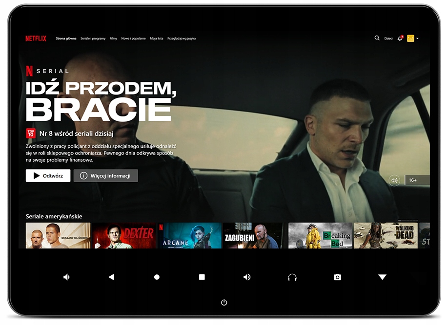 Zagłówek Samochodowy 14" Premium Buisness Class Android Monitor Ekran