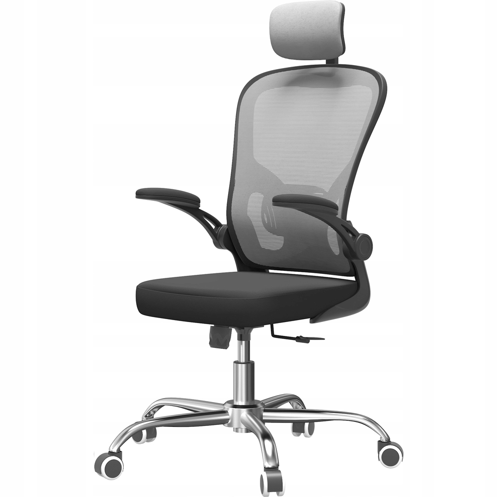 Otočné Kreslo Kancelárska Stolička Axory Šedá