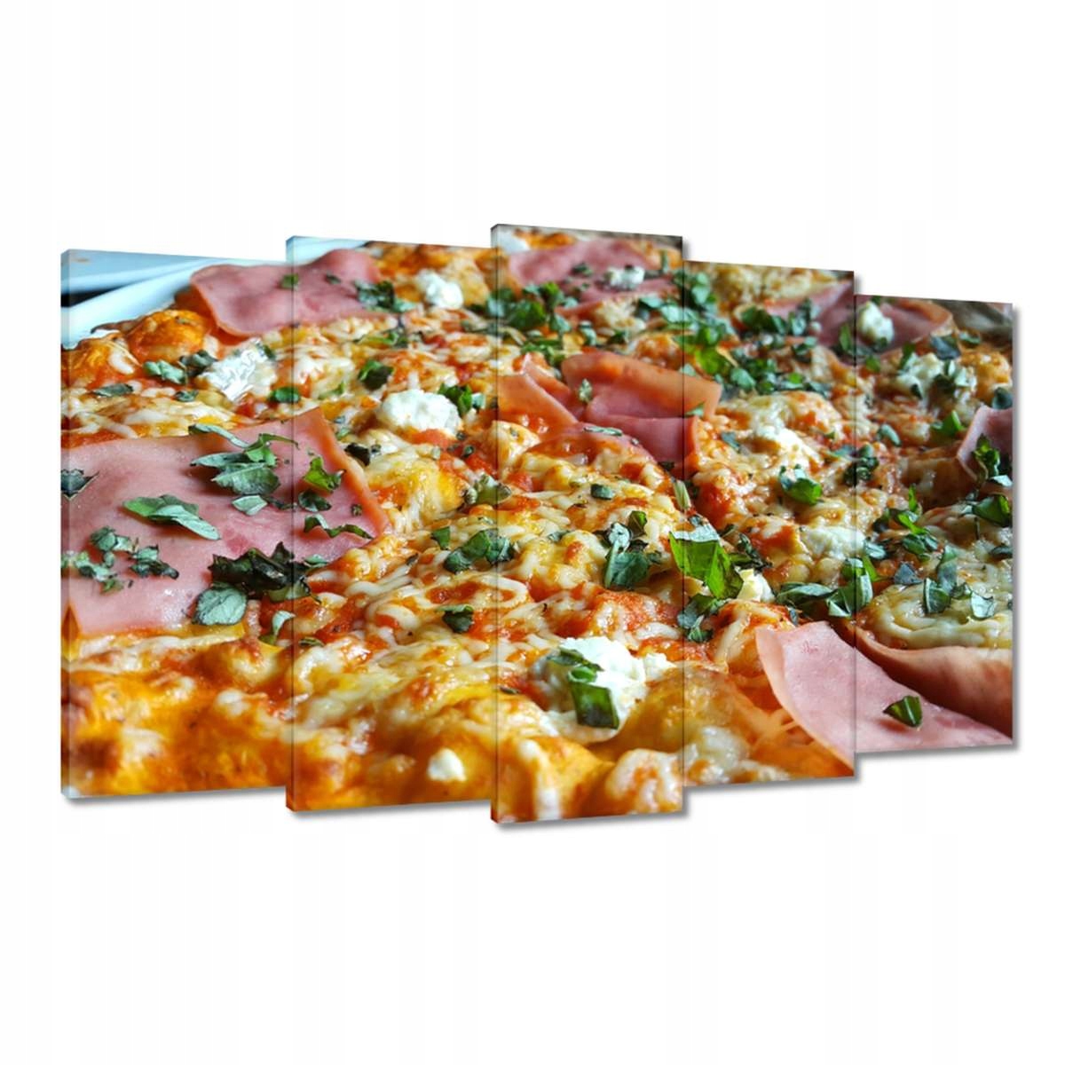 Obrazy 100x60 Pizza se zeleninou
