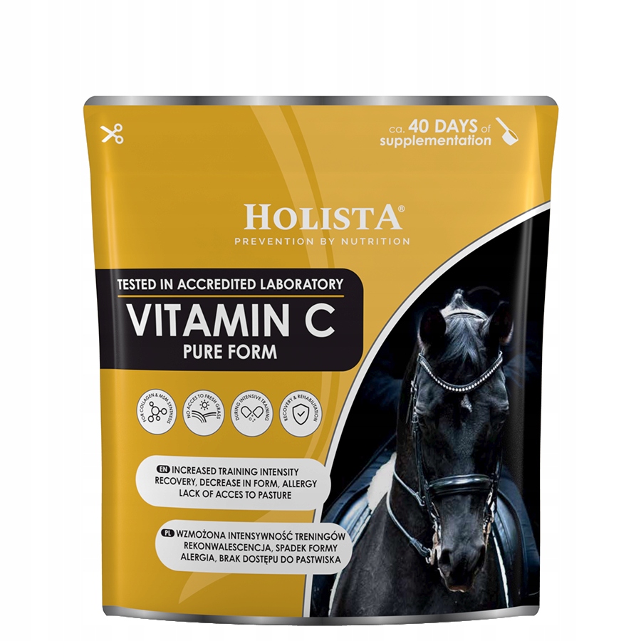 Holista Equine Witamina C 600g wsparcie odporności u koni