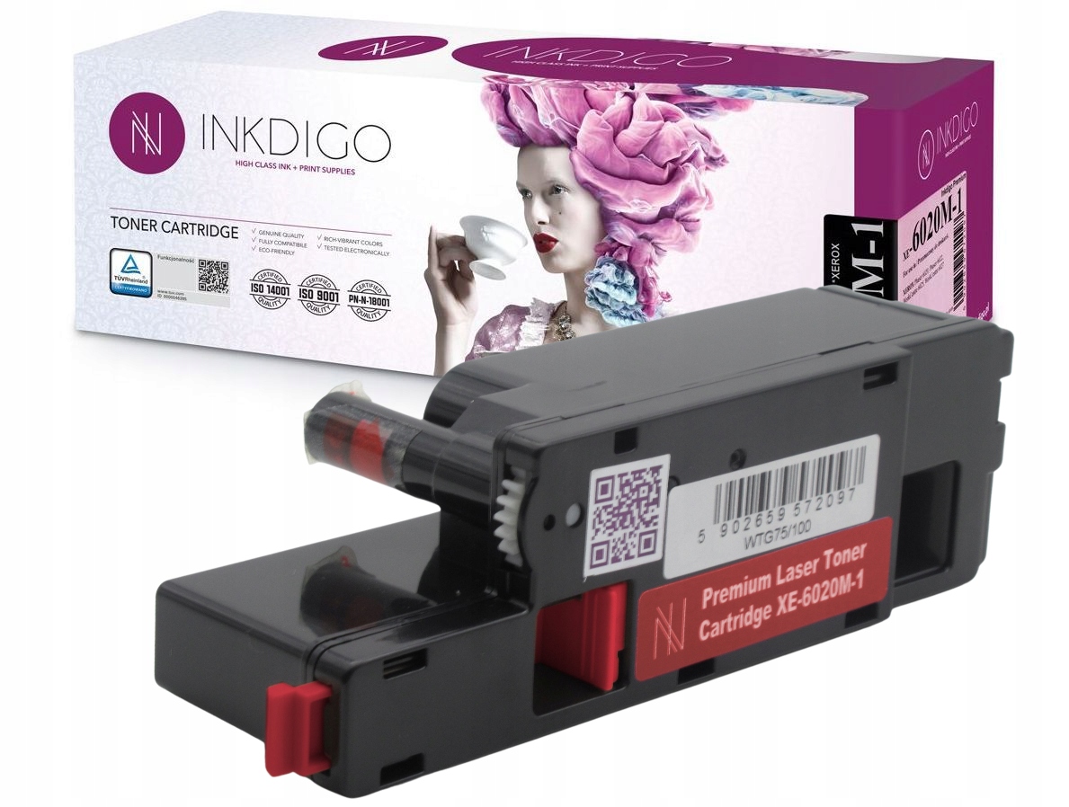 

Toner Zamiennik Xerox Phaser 6020 6022 106R02762 M