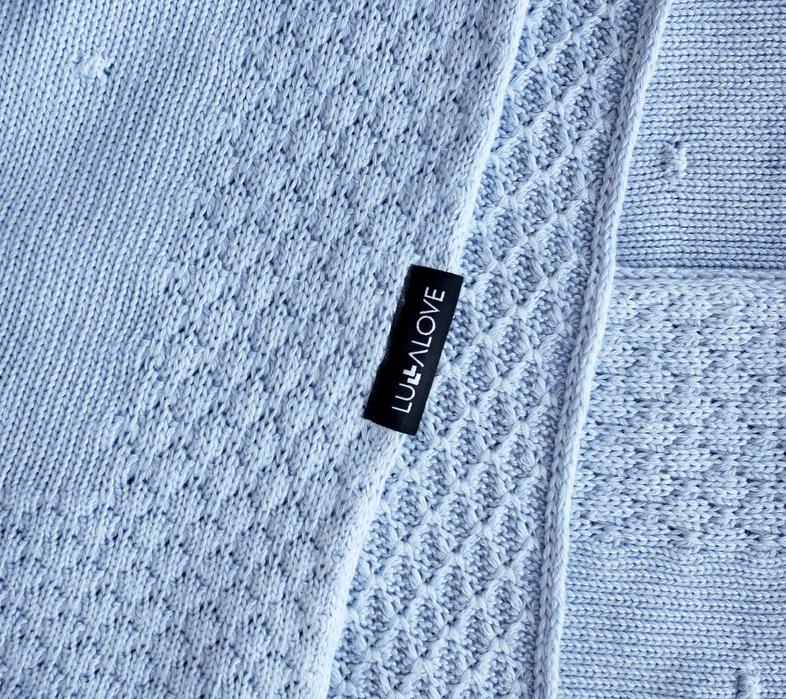 Bambusowy koc - popcorn błękit 80x100 cm Lullalove Kod producenta 5904121604091